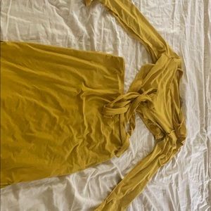 Mustard yellow long sleeve  two piece